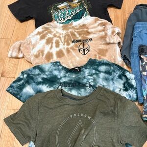 Lot of boys clothes shirts pants, jeans Nike Zara Vans Carhart Wrangler Vintage